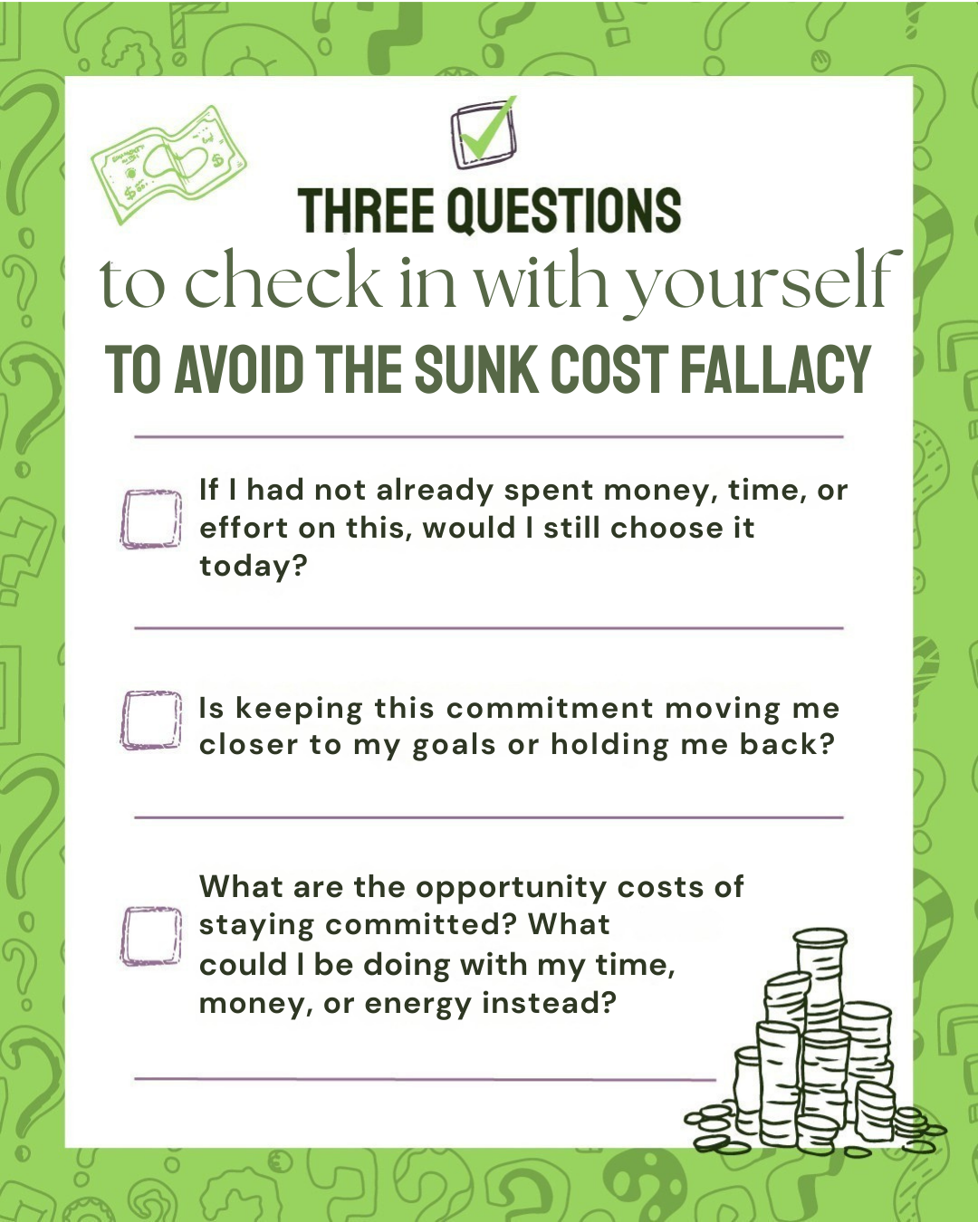 How to avoid being sucked in by the sunk cost fallacy